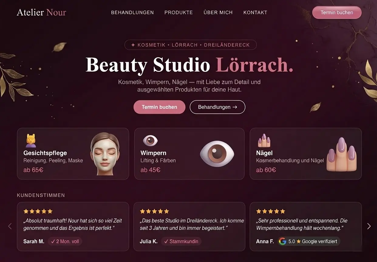 Atelier Nour Website