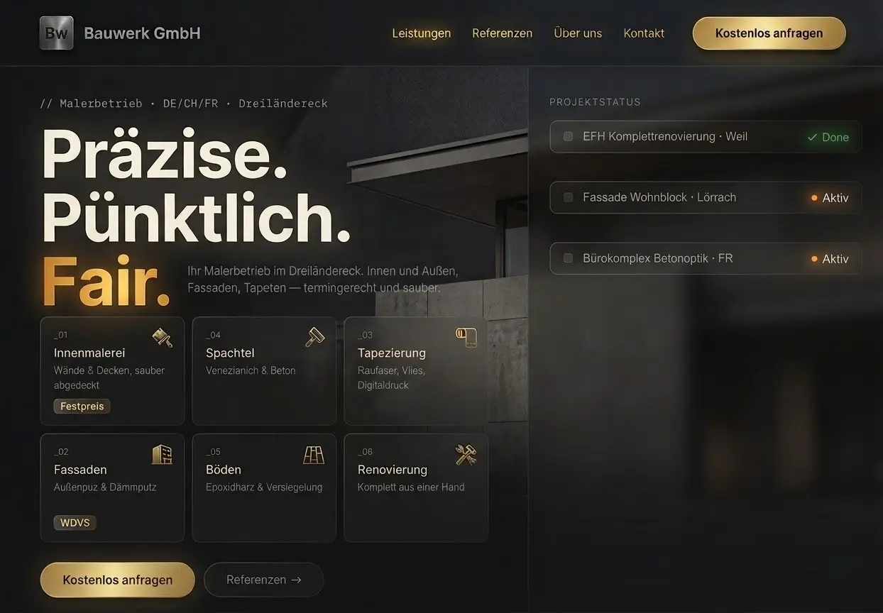 Bauwerk GmbH Website